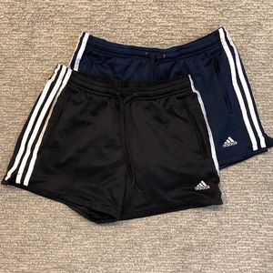 Adidas women’s shorts- 2 pair